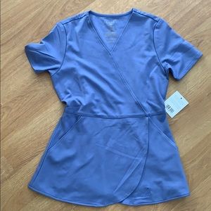XS Ciel Blue Jaanuu scrub top